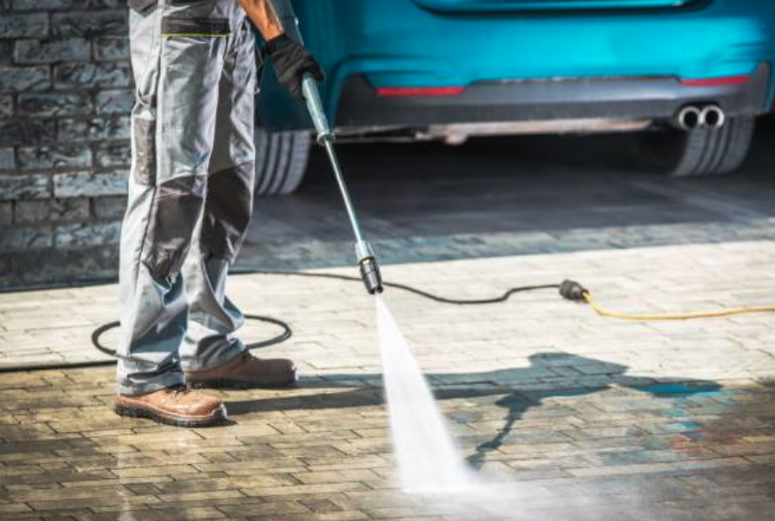 Driveway Pressure Washing